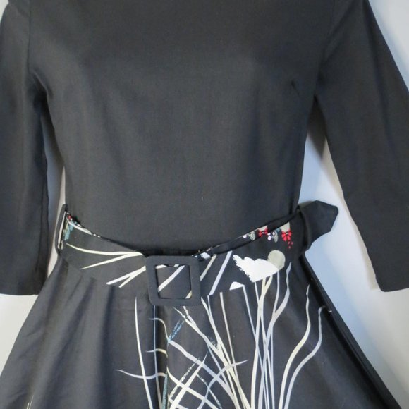 IHOT - retro rockabilly style swan dress - size small - Picture 4 of 11